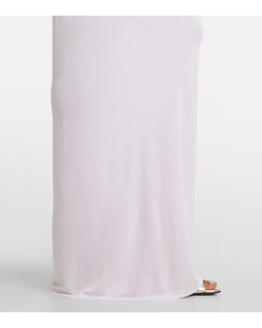 Christopher Esber White Salacia Ruched Maxi Dress
