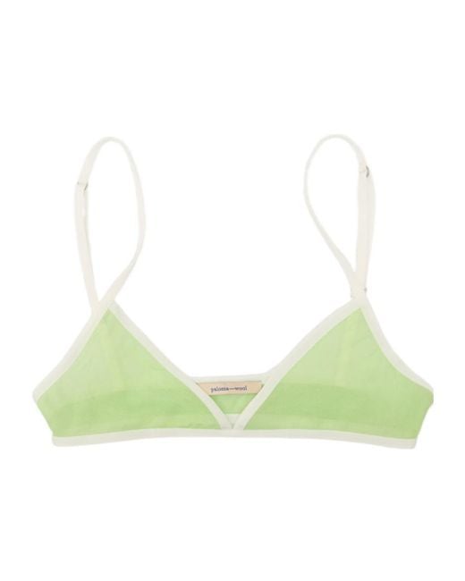 Paloma Wool Green Strappy Bralette