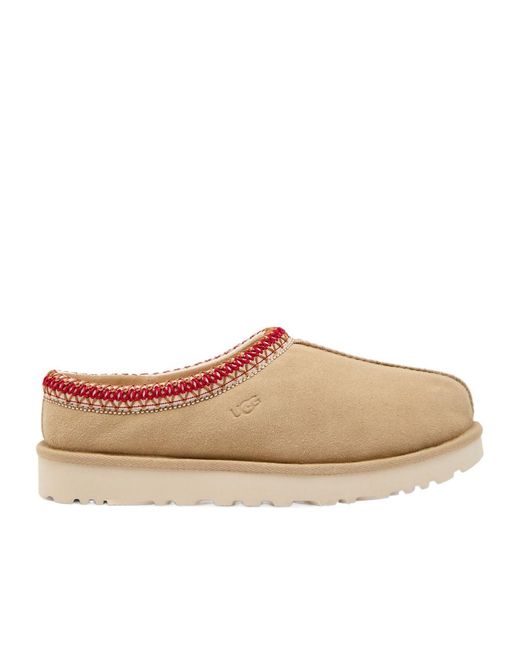 Ugg Brown Tasman Ii Suede Flatform Slippers