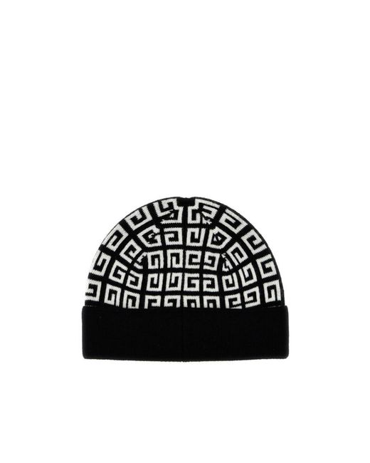 Givenchy Black Logo Woolen Cap