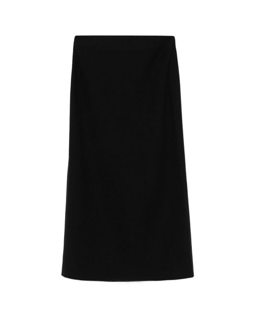 The Row Black Ikko Midi Skirt
