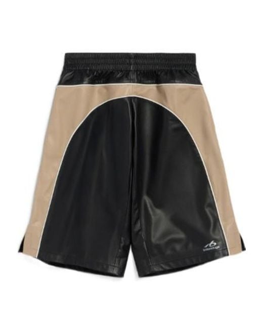 Balenciaga Black Techwear Bermuda Shorts