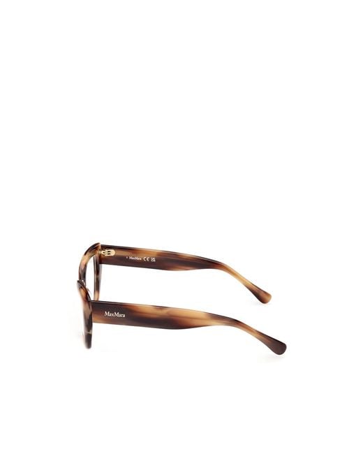 Max Mara White Cat-Eye Glasses