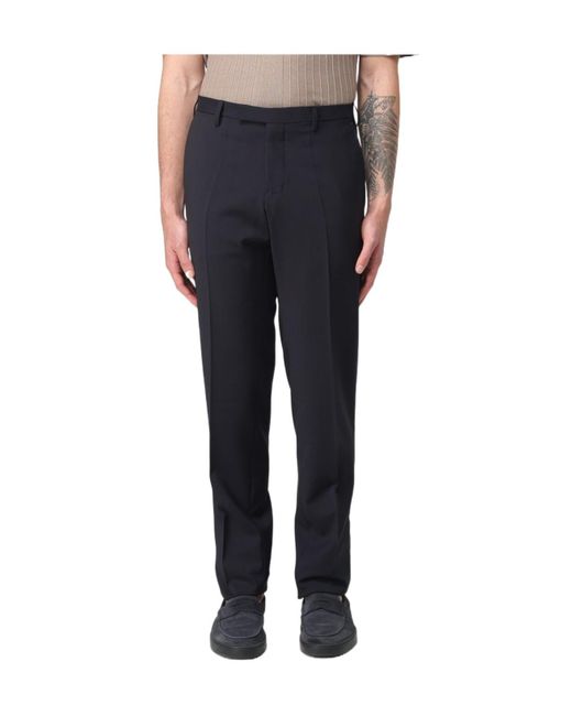 Emporio Armani Black Belt Loop Casual Pants for men