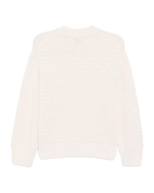 Reformation White K-Collie Jumper