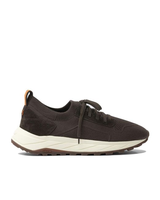 Henderson Black Lace-Up Sneakers for men