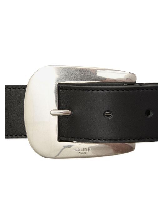 Céline White Large Marco Belt