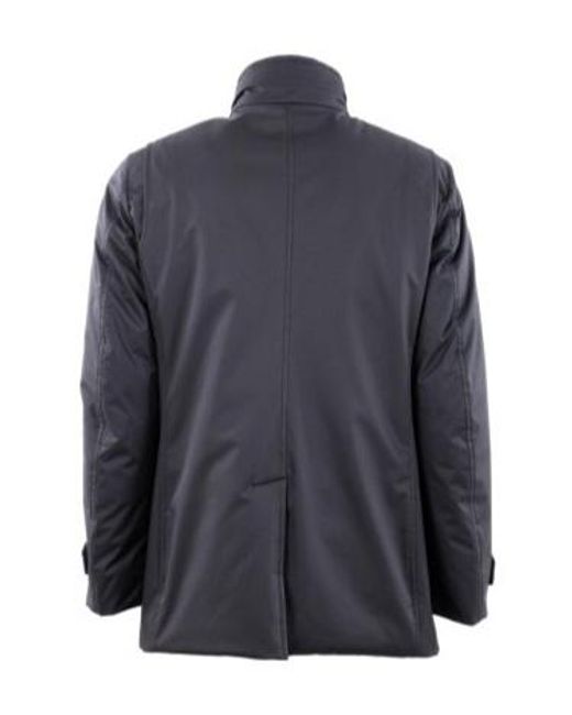 Moorer Blue Gorner-Kn Quilted Down Jacket for men