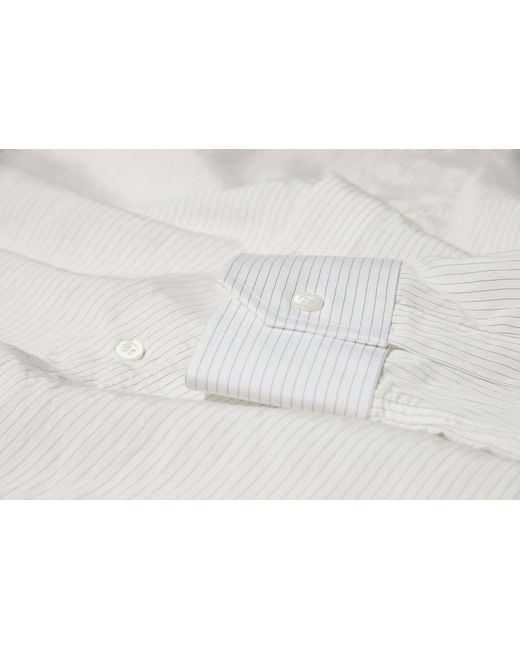 Barena White Pinstripe-Pattern Shirt for men