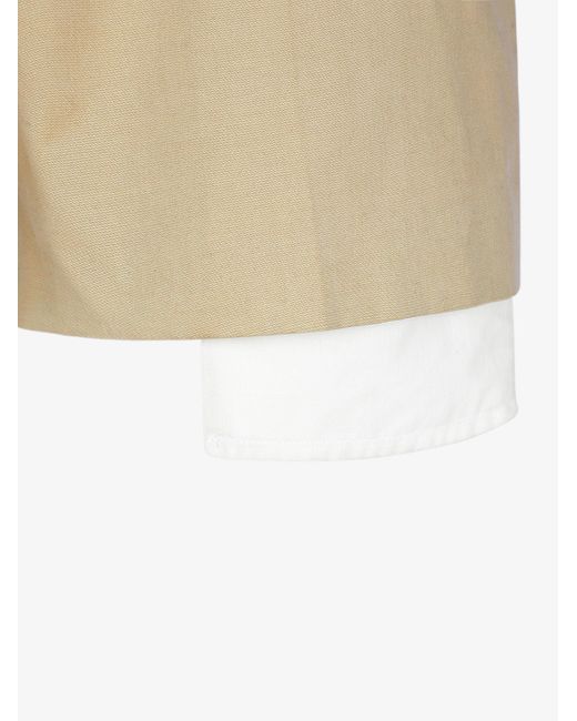 Givenchy Natural Make Casual Shorts On The Floor