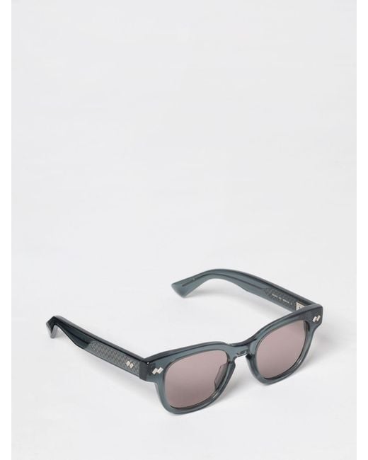 Bottega Veneta White Eyewear Square Frame Sunglasses for men