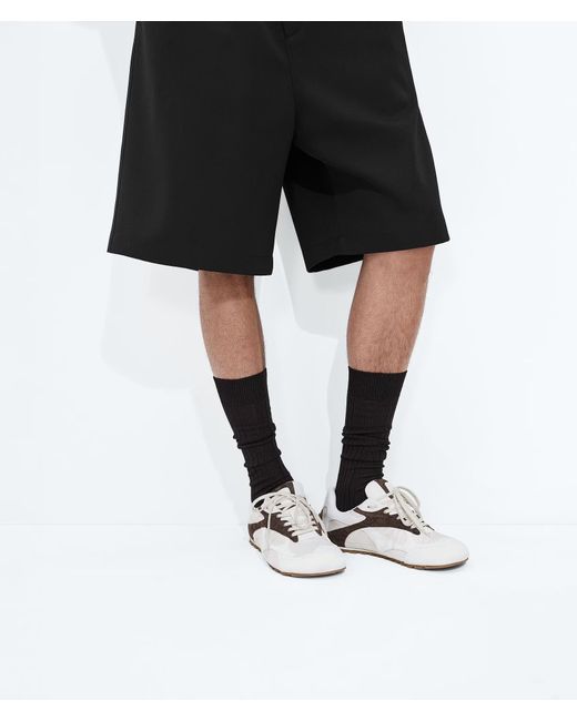 Bottega Veneta White Orbit Flash Sneakers for men