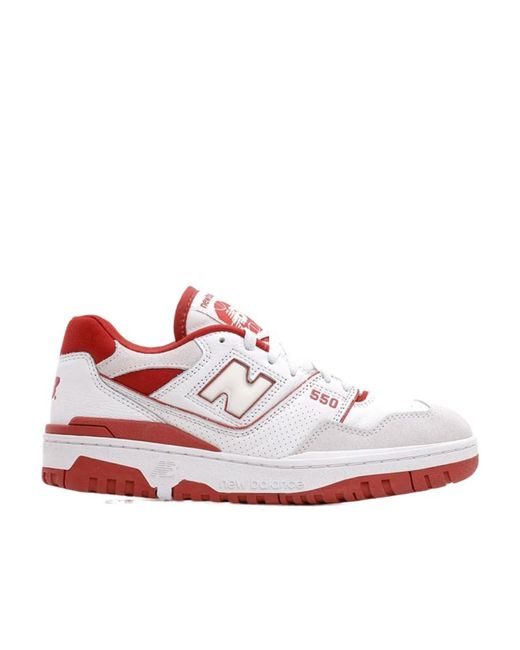 New Balance White 550 'Astro Dust' Lace-Up Sneakers for men
