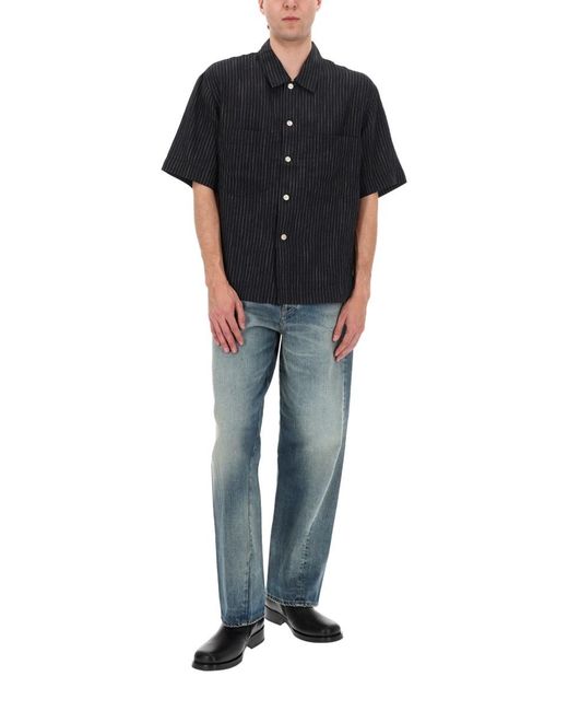 sunflower Blue Relaxed Straight-Leg Jeans for men