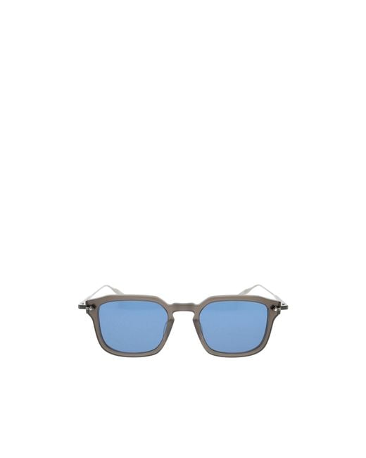 Barton Perreira Blue Nolan Sqaure Frame Sunglasses for men