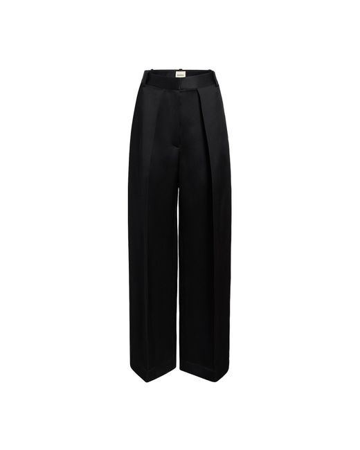 Khaite Black Marinta Pants