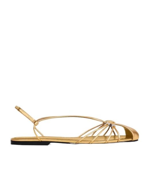 Céline Metallic Cocktail Sandal