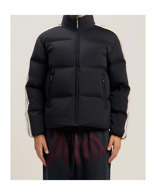 Palm Angels Blue Classic Logo Track Down Jacket for men