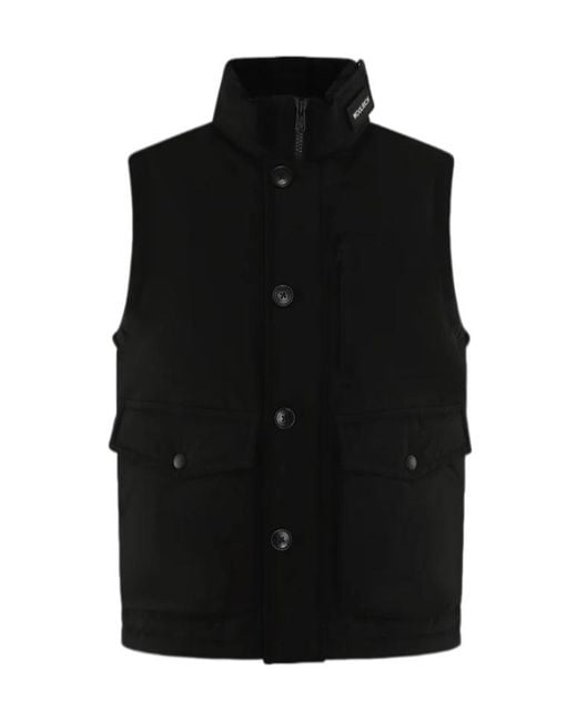Woolrich Black Waistcoats for men