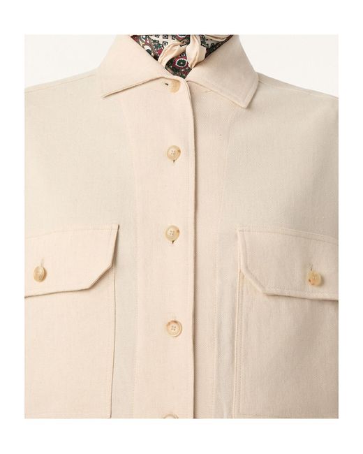 Loro Piana Natural Darby Overshirt