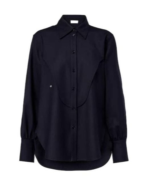 Victoria Beckham Blue Long Sleeve Shirt
