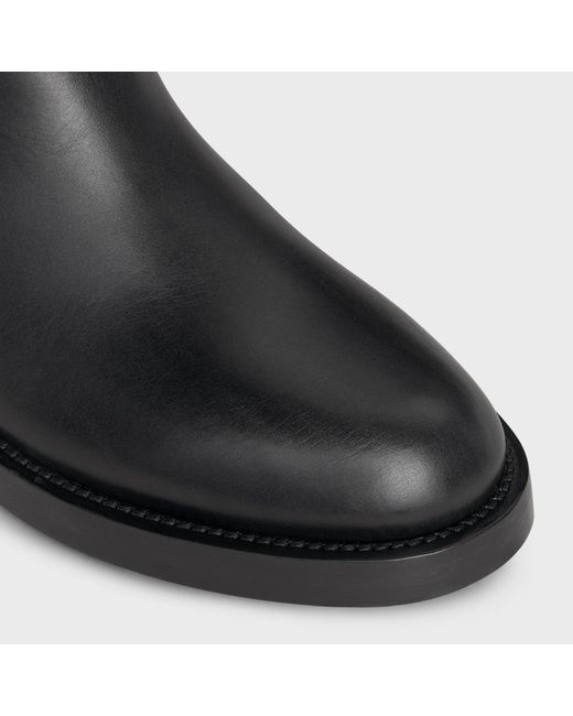 Céline Black High Boot Biker