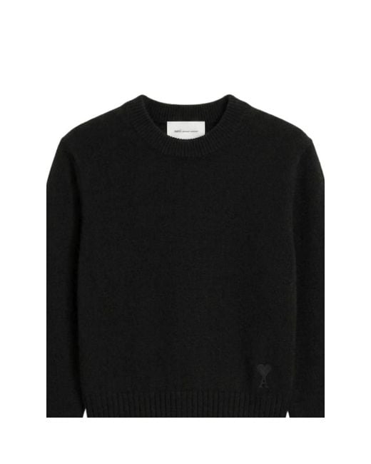 AMI Black Ami De Coeur Jumper