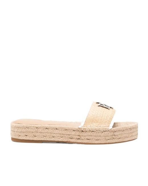 Ralph Lauren Natural Lauren Polly Logo Espadrilles