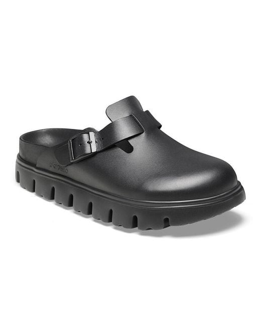 Birkenstock Black Boston Chunky Slippers