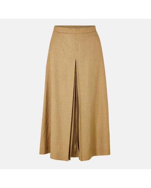 Gucci Natural Simple And Comfortable Midi Skirt