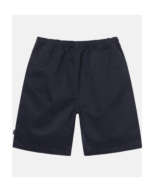 Stussy Blue Stüssy Elasticated Waistband Shorts for men