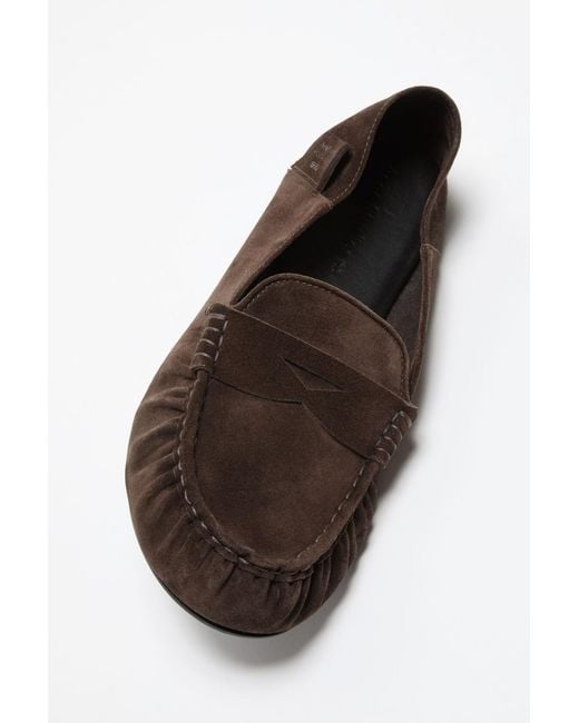 Acne Brown Suede Loafers for men