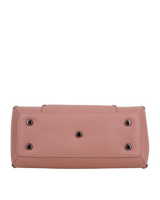 Longchamp Pink Logo Handbag