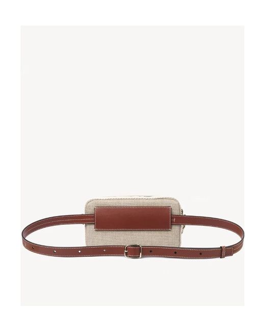 Chloé White Logo Wallet
