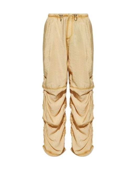 DIESEL Natural P-Daily Layered Drawstring Trousers for men