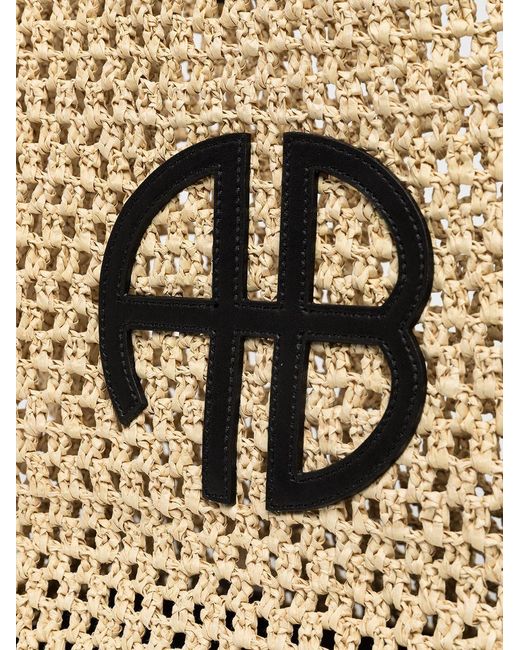 Anine Bing Natural Large Rio Woven Tote Bag