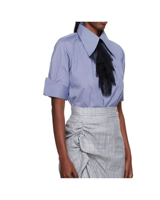 Vivienne Westwood Blue Short Sleeve Violin Shirt