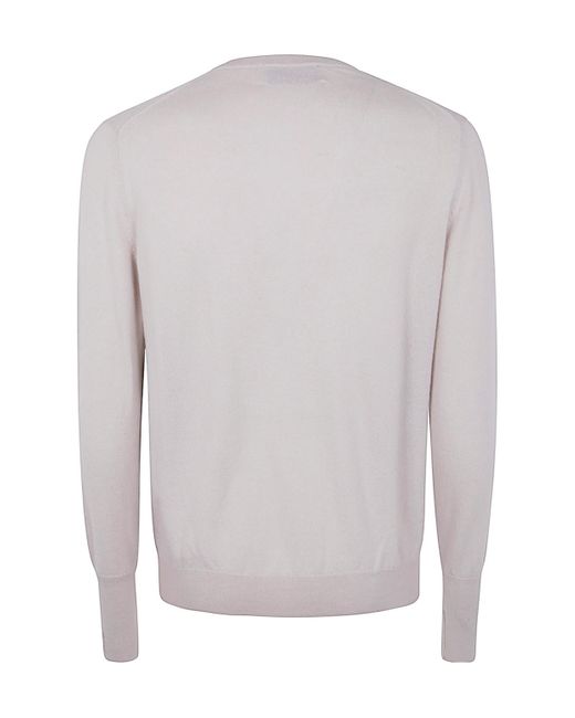 Ballantyne Gray V-Neck Pullover for men