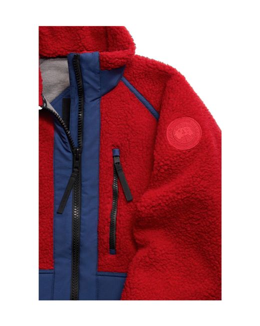Canada Goose Red Westport Fleece Jacket for men