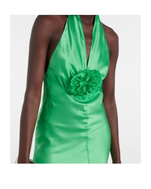 Rodarte Green Backless Dress