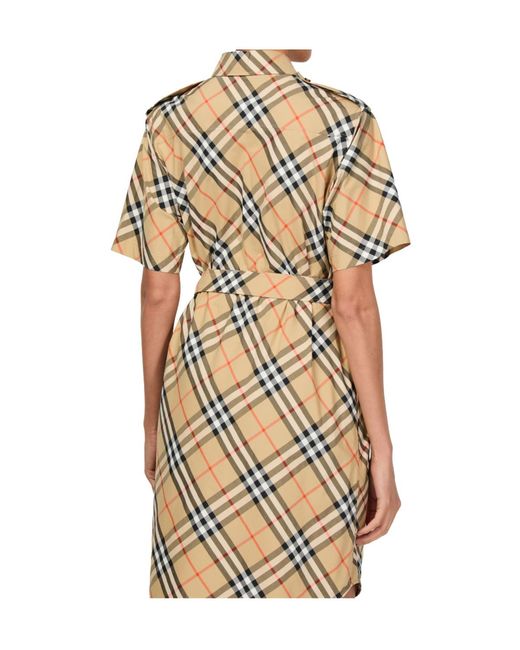 Burberry Natural Check Shirt Dress
