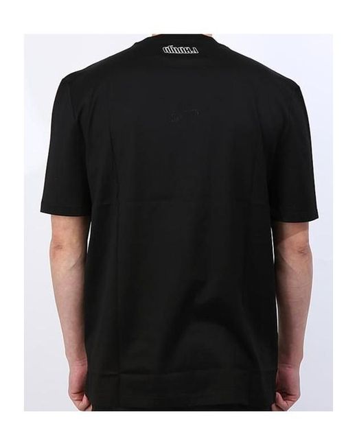 Lanvin Black Printed T-Shirt for men