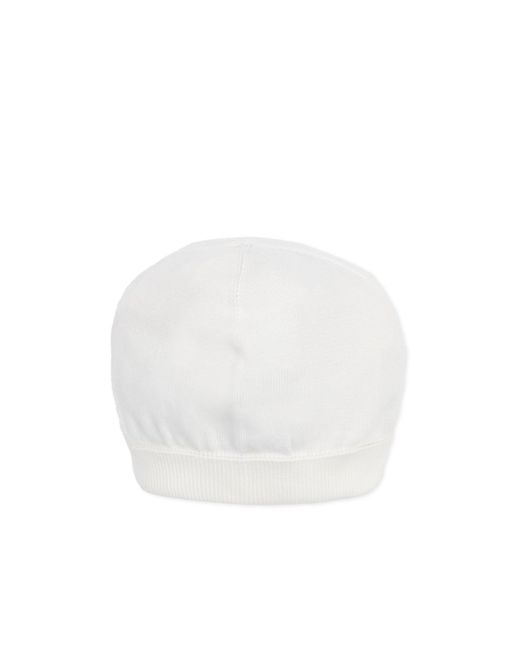 Gucci White Gg Pattern Knit Hat