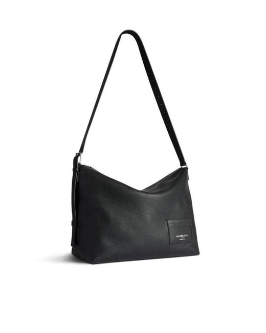 Balenciaga Black Credit Messenger Large Tote Bag for men