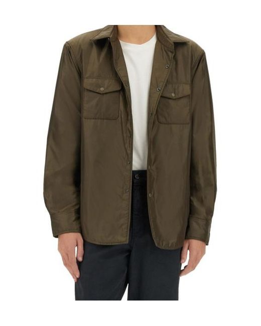 Aspesi Green 13 Plus Button-Up Shirt for men