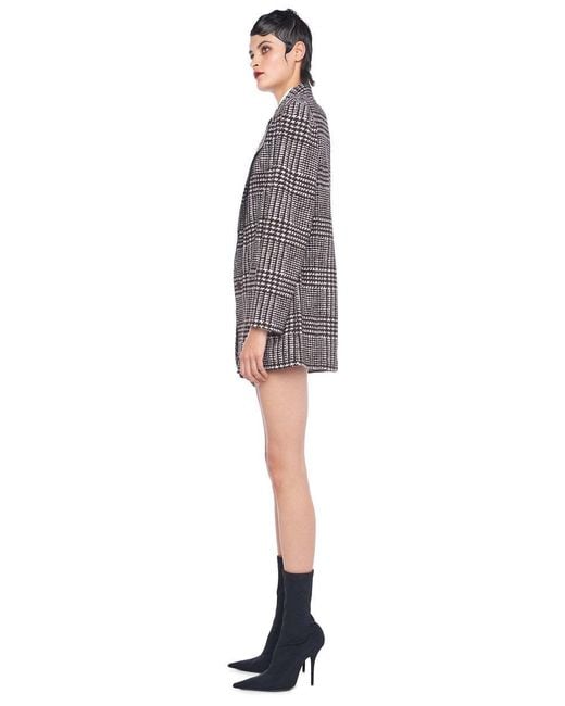 Norma Kamali Gray Long-Sleeved Casual Jacket