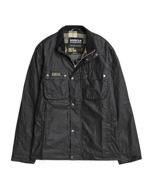 Barbour Black Merton Wax Jacket for men