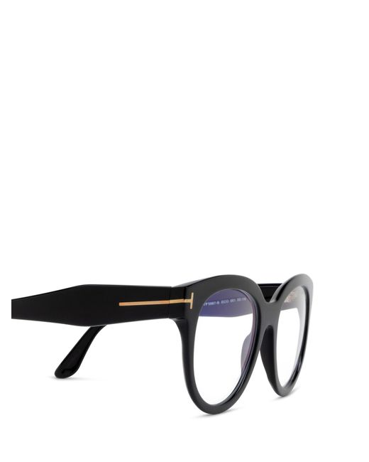 Tom Ford Black Eyewear Cat-Eye Frame Glasses
