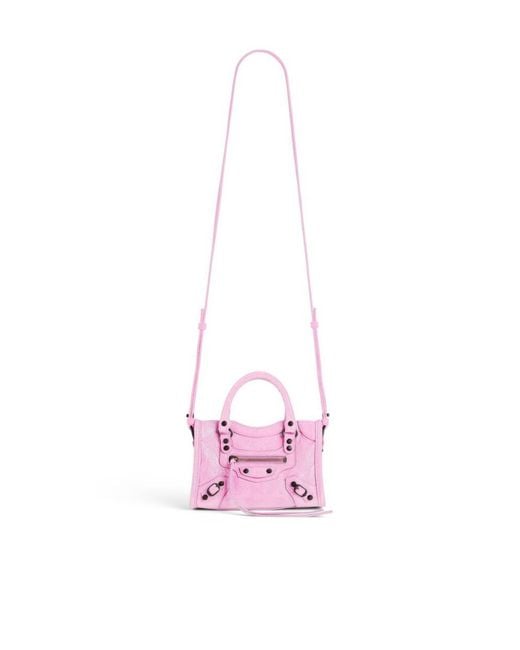 Balenciaga Pink Le City Bag Nano