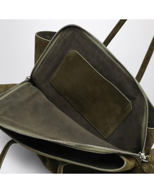 The Attico Green Medium La Passeggiata Shoulder Bag